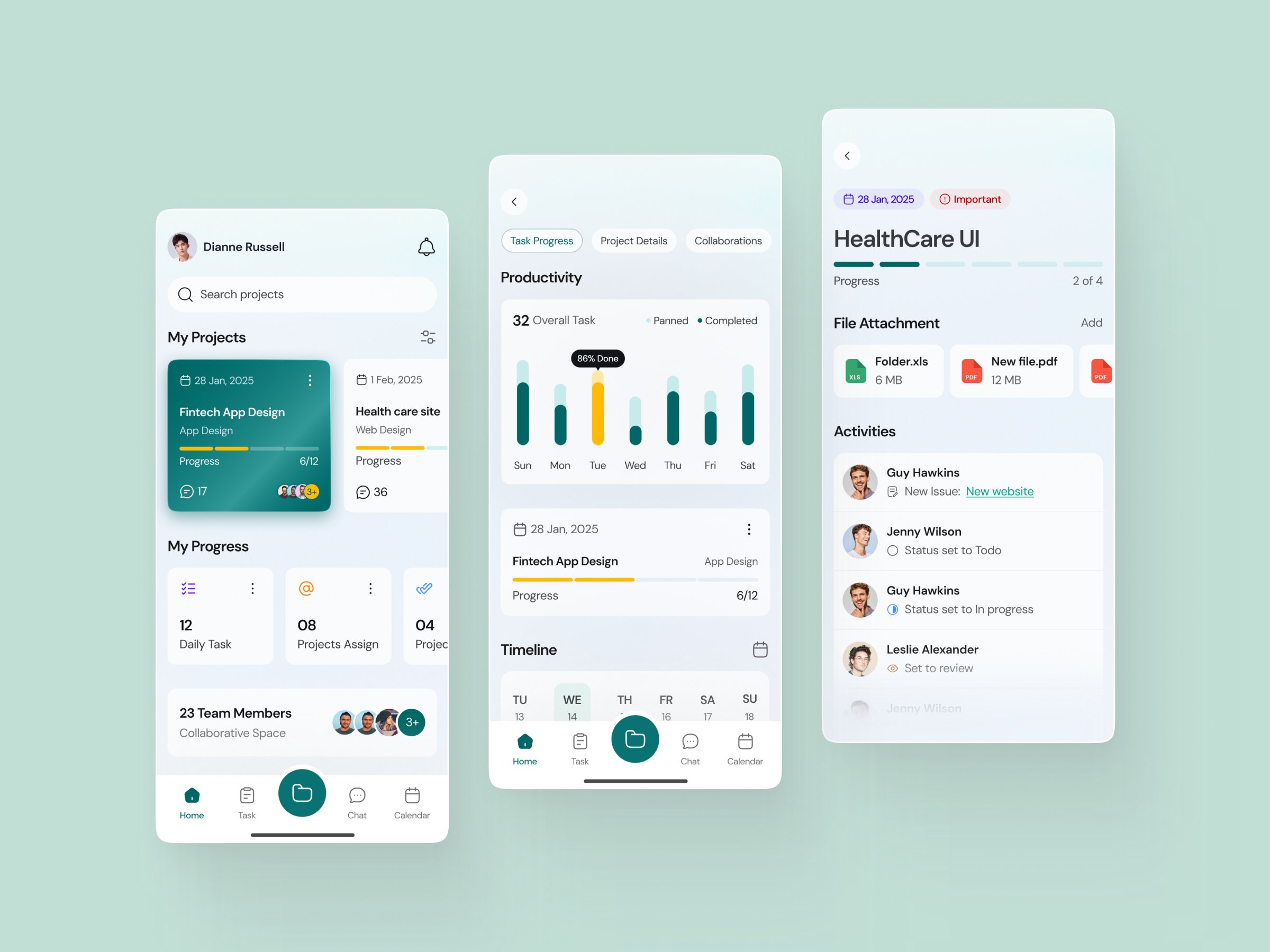 Web design and app development project